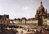 New Market Square in Dresden by Bernardo Bellotto